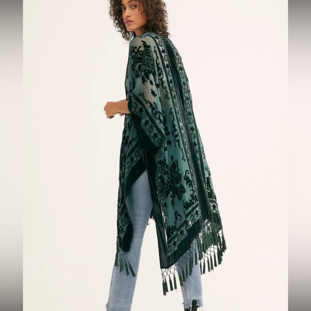 Free People Nightbird Kimono OS